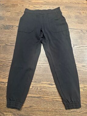 SPANX Black Women's Pull-On Joggers with Front Patch Pockets - the perfect pant